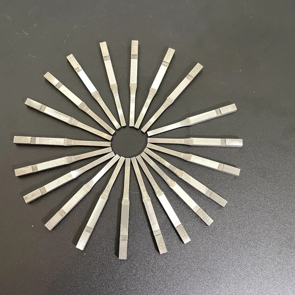 Optical profile grinder for machining ultra-precision metal punch parts